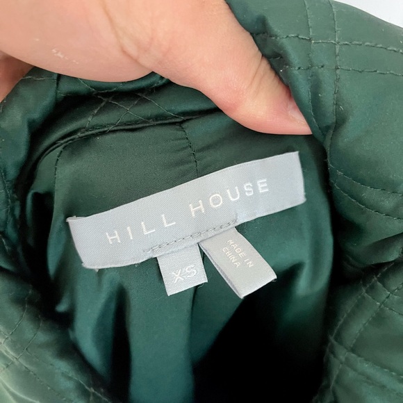 Hill House Deep Green Quilted Puffer Jacket - Picture 10 of 11